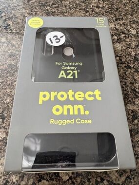On Running Black Rugged Case for Samsung Galaxy A21